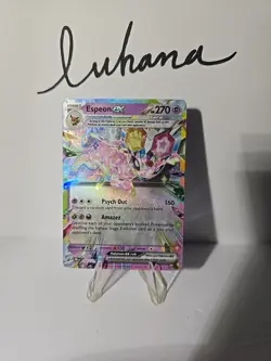 Pokemon TCG Espeon EX Double Rare Prismatic Card 034/131 - Image 1