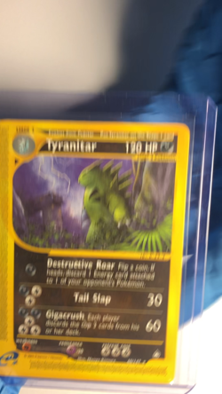 Tyranitar - 40/147 - Pokemon Aquapolis 2002 Rare Card LP - Vintage - Image 2