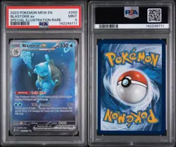 Pokemon Scarlet & Violet 151 TCG Blastoise EX 200/165 PSA 9 - Image 3
