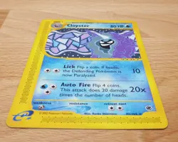 Cloyster 42/165 Rare Expedition Non Holo Pokemon Card NM - Image 3