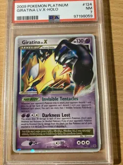 PSA 7 giratina lv.x platinum holo 2009 Pokemon - Image 1