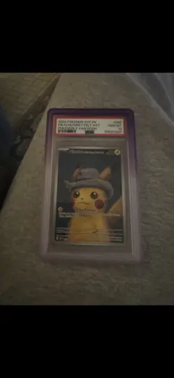 Pokemon Pikachu with Grey Felt Hat 085 PSA 10 2023 Promo Scarlet & Violet - Image 1