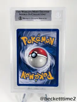 1999 POKEMON SHADOWLESS Blastoise Holo R BGS 8 Base #2/102 - Image 2