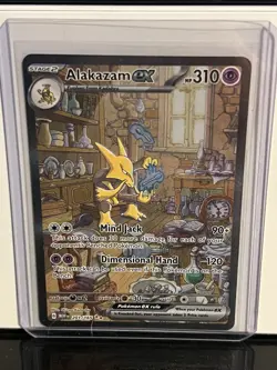 Pokemon Alakazam ex 201/165 Scarlet & Violet 151 Holo Special Illustration Rare… - Image 1