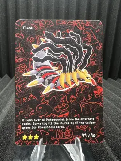Tina (Giratina) 99/90 - Set Hit Holo - Pokedoodles Set 1 Fan Art- Pokemon - Image 1