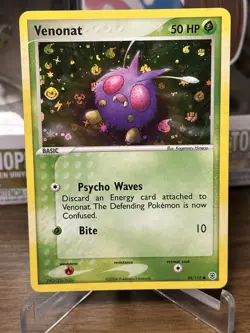 Venonat - 84/112 - Pokemon Ex FireRed LeafGreen Reverse Holo NM+ - Image 1