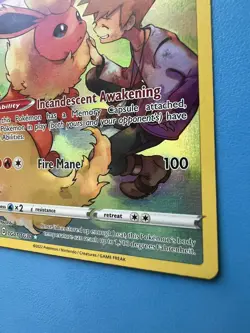Pokemon Flareon TG01/TG30 Brilliant Stars Trainer Gallery Ultra Rare Holo 110 HP - Image 4
