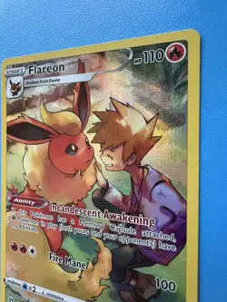 Pokemon Flareon TG01/TG30 Brilliant Stars Trainer Gallery Ultra Rare Holo 110 HP - Image 5