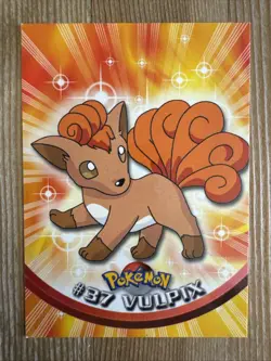 Vulpix #37 Topps Series 1 Non-Holo Blue Logo Pokemon TCG NM - Image 1