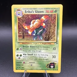 Pokemon TCG Erika's Gloom Gym Heroes 46/132 Unlimited Uncommon NM Ken Sugimori - Image 1