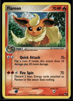 2006 Pokemon Pop Series 3 2 Flareon Holo MP - Image 1