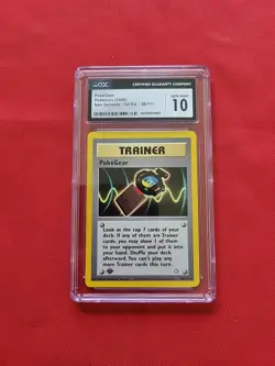 GEM MINT Pokemon: PokeGear #88/111 1st Edition Neo Genesis 2000 - CGC 10 - A62 - Image 1