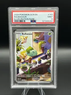 Pokemon TCG Bulbasaur Stellar Crown Illustration - Image 1