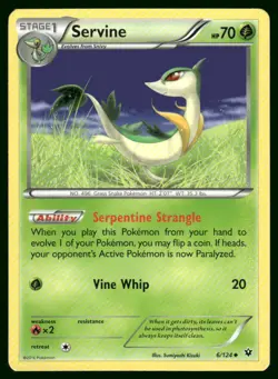 Pokemon Servine XY - Fates Collide #6/124 - Image 1