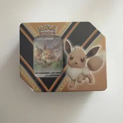2020 - Pokemon TCG - V Powers Eevee Tin - Factory Sealed New! - Image 1