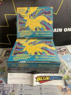 Ascended Heroes ETB Pokemon Center Exclusive (2) + Gamer Mats (2) IN HAND - Image 1