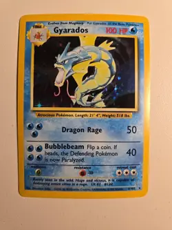 Pokemon TCG - Gyarados - 6/102 - Holo Rare - Base Set Unlimited LP+ - Image 1