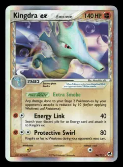 Kingdra ex 94/101 Dragon Frontiers DF Holo MP - Image 2