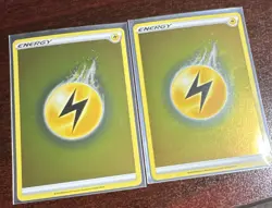 2x 2020 Pokemon Lightning Energy Champions Path Reverse Holo NM - Image 1