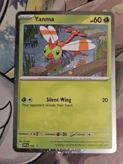 Pokemon Scarlet & Violet Yanma SVP 185 Cosmos Holo Rare Promo NM - Image 1