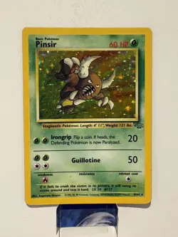 Pinsir 9/64 Jungle Holo Rare Holographic Vintage 1999 WOTC Pokemon LP/MP - Image 1