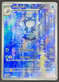 Poliwhirl 176/165 Pokemon TCG Sv: Scarlet & Violet 151 IR Full Art Near Mint - Image 1
