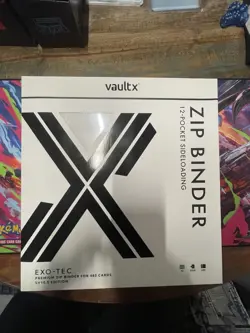 Vault X SV10.5 White Flare 12 Pocket Exo-Tec Zip Binder - BRAND NEW - Pokemon - Image 1
