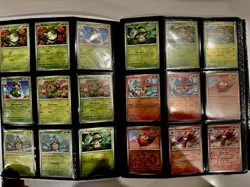 Pokemon Scarlet & Violet Black Bolt Base Master Set Binder w/ Rev. Holos - Image 3