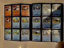 Pokemon Scarlet & Violet Black Bolt Base Master Set Binder w/ Rev. Holos - Image 4
