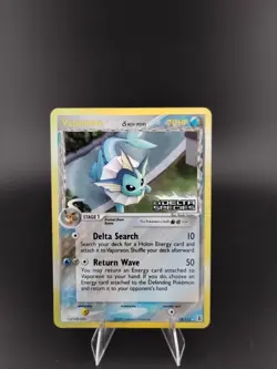 Pokemon TCG - Vaporeon 18/113 - Ex Delta Species Holo Rare - Image 1