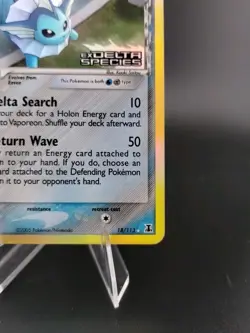 Pokemon TCG - Vaporeon 18/113 - Ex Delta Species Holo Rare - Image 5