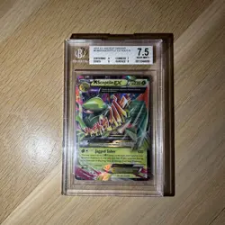 Pokemon M Sceptile EX Mega Evolution Holo Rare XY Ancient Origins Beckett 7.5 - Image 1
