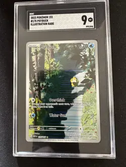 2023 POKEMON MEW EN-151 ILLUSTRATION RARE #175 PSYDUCK SGC 9 - Image 1