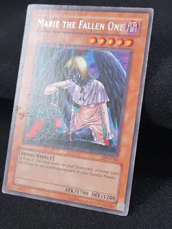 YuGiOh TCG 3 x Marie the Fallen One - LON-046 - Rare - Unlimited Edition LP-MP - Image 4