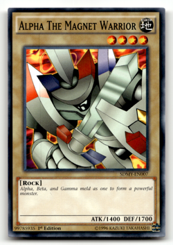 Alpha The Magnet Warrior SDMY-EN007 1st Edition Common Structure Deck: Yugi Muto - Image 1