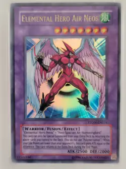 YUGIOH ELEMENTAL HERO AIR NEOS ULTRA RARE PSA 9 MINT STON-EN034 - Image 3
