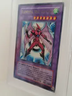 YUGIOH ELEMENTAL HERO AIR NEOS ULTRA RARE PSA 9 MINT STON-EN034 - Image 4