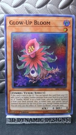 | Yugioh Glow-Up Bloom SR07-EN003 Super Rare Structure Deck Zombie NM 🔥 | - Image 1