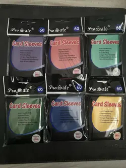 100 Small 62x89mm Size Pro-Safe Yugioh Deck Protector Sleeves - Image 1