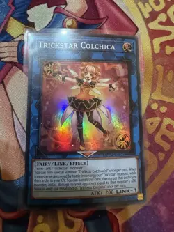 Yu-Gi-Oh Maze Of The Master Trickstar Colchica Super Rare MZTM-EN028 NM!!! - Image 1