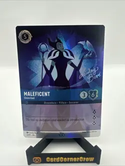 Lorcana Rise Of The Floodborn - Disney 100 Promo - Maleficent Uninvited - 22/P1 - Image 1