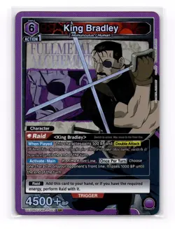 Union Arena Fullmetal Alchemist King Bradley SR English - Image 1