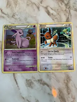 Espeon 2/90 Rare SHATTER HOLO NM Undaunted Pokemon + Bonus Card - Image 4