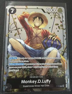 Monkey.D.Luffy (Tin Pack Set Vol. 2) P-075 One Piece Promotion Card - Image 1