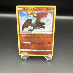 Pokemon Card Radiant Charizard 020/159 Crown Zenith Rare Reverse Holo - Image 1