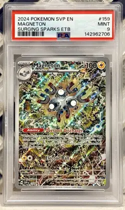 Magneton 159 2024 Surging Sparks ETB Promo PSA 9 Scarlet & Violet Promo Cards - Image 1