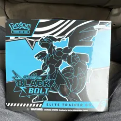 Pokemon Scarlet & Violet Black Bolt Elite Trainer Box Trading Card Game - Image 1