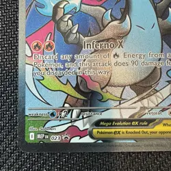 Pokemon Card Mega Charizard X EX 023 Mega UPC Promo NM - Image 3