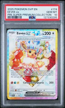 PSA 10 Eevee ex 174 Sv: Scarlet & Violet Promo Cards Holo - Image 1
