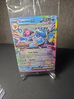 Glaceon ex 026/131 Prismatic Evolutions Stamped Promo Pokemon Card - Image 1